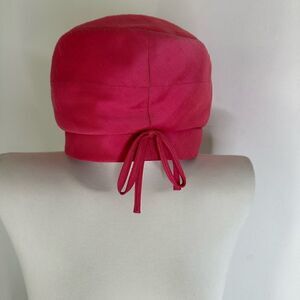 Vintage 1960s Berliner Modelle Pink Silk Mushroom Hat